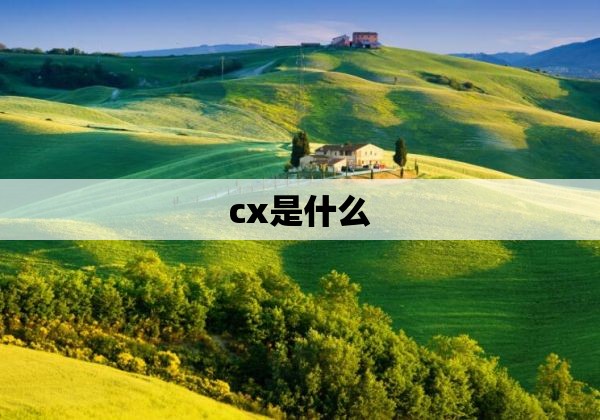 cx是什么