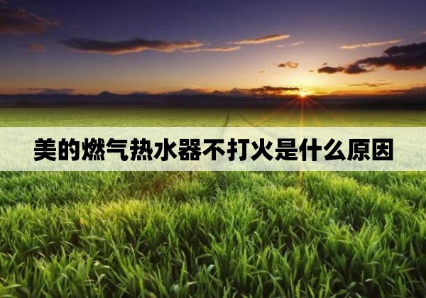 美的燃气热水器不打火是什么原因