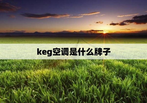 keg空调是什么牌子